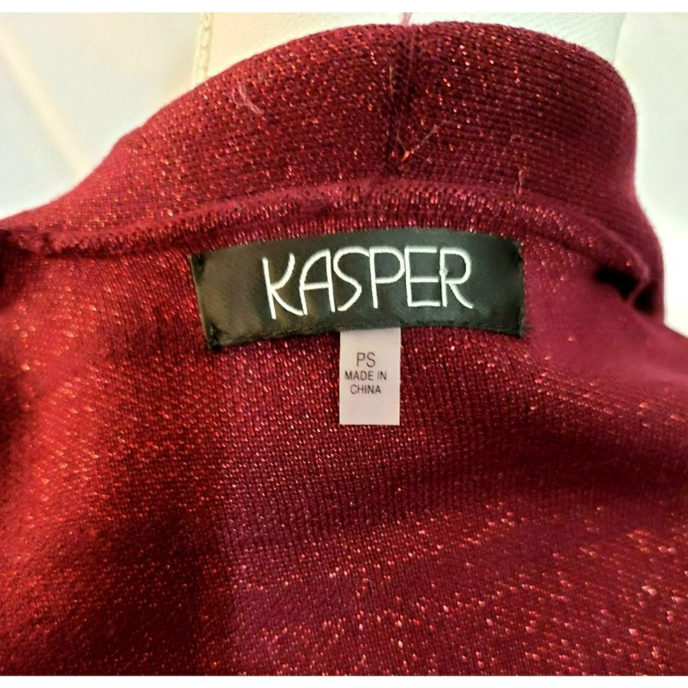 Kasper Open Front Cardigan - NWOT - Size PS - Picture 7 of 8